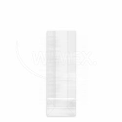 Sáček čirý (OPP) s obdélníkovým dnem 7+4 x 19 cm [100 ks]