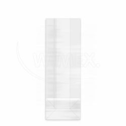 Sáček čirý (OPP) s obdélníkovým dnem 8+4 x 24 cm [100 ks]