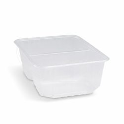 Vanička (PP) Euroboxx 2dílná průhledná 186 x 133 mm 1000ml [50 ks]
