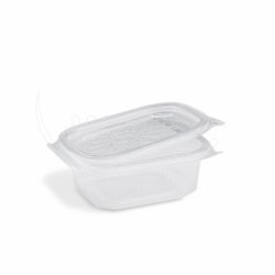 Miska (PP) Ripboxx Tiny hranatá průhledná 250ml [50 ks]