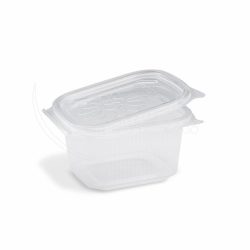 Miska (PP) Ripboxx Tiny hranatá průhledná 375ml [50 ks]