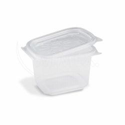 Miska (PP) Ripboxx Tiny hranatá průhledná 500ml [50 ks]