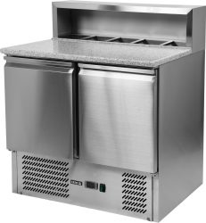 Chladicí stůl 2-dveřový na pizzu s nástavcem | YATO YG-05275