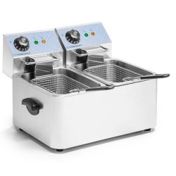 Elektrická fritéza 2-komorová 2x4 l