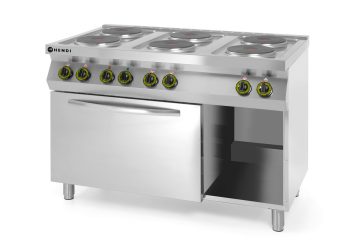 Gastronomická elektrická kuchyně 6-plotýnková s troubou