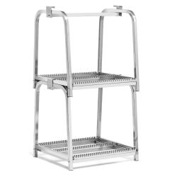 Odkapávací stojan na nádoby a tácy GN 1/1 60x55x113 cm | FORGAST FG15129