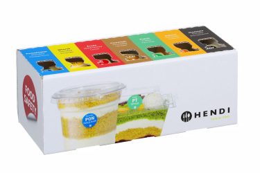 Sada etiket pro bezpečnost potravin s dávkovačem | HENDI 850299