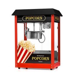 Stroj na výrobu popcornu s černou stříškou | FORGAST FG09303