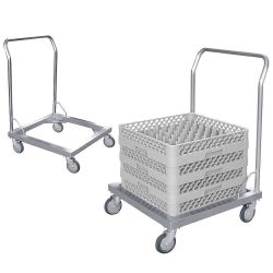Vozík pro přepravu košů do myček