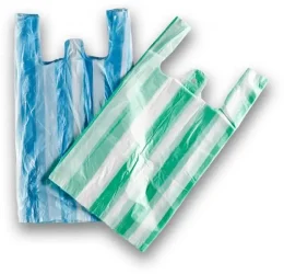 taška HDPE 10 kg bílo-zelená